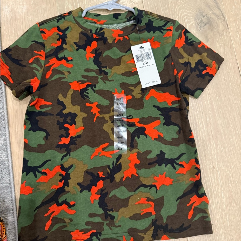 Polo Ralph Lauren Camo Tee – Size 4T (NWT)